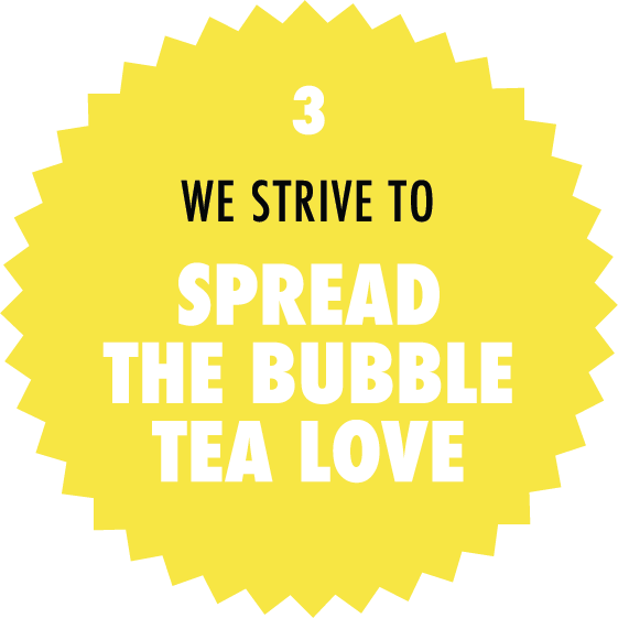 We strive to spread the bubble love
